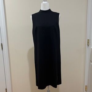 Ann Taylor Ponte Mock-neck Sheath Dress